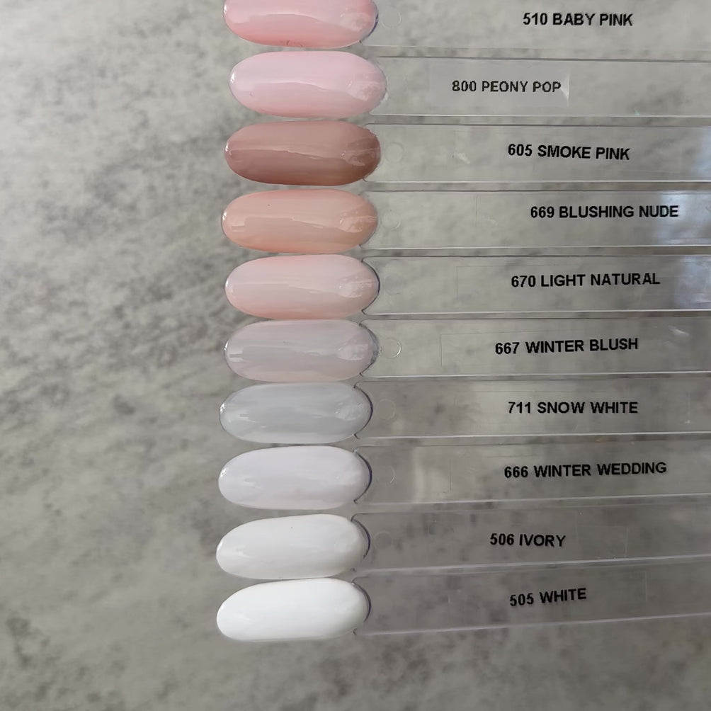 Gel Polish • 666 Winter Wedding (semi-transparent) • 21FREE • The Gel Collection™