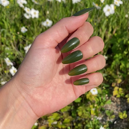 Gel Polish • 700 Green Garden (semi-transparent) • 21FREE • The Gel Collection™