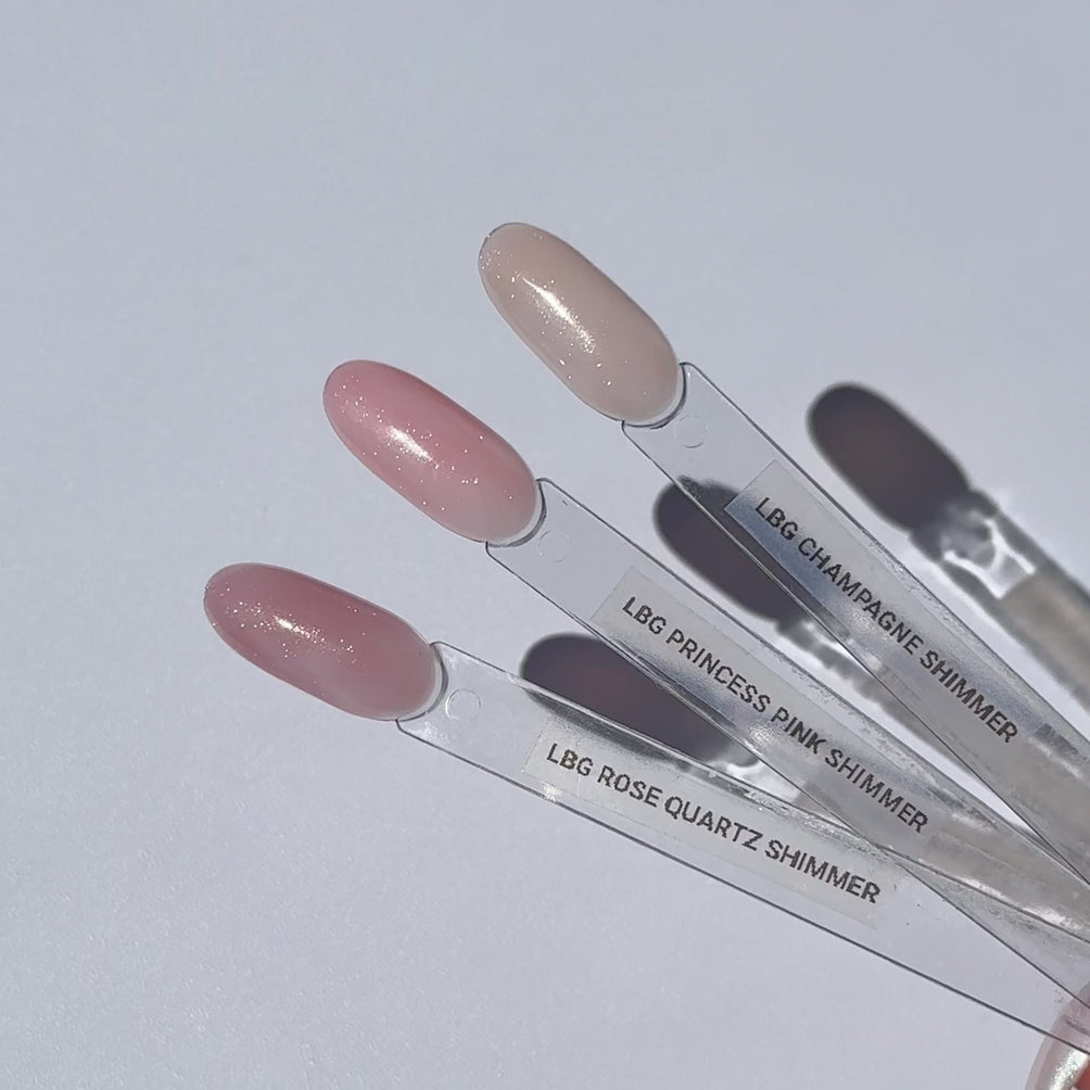 Liquid Builder Gel • Rose Quartz Shimmer • 21FREE