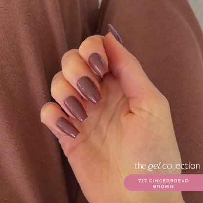 Gel Polish • 727 Gingerbread Brown • 21FREE  • The Gel Collection™