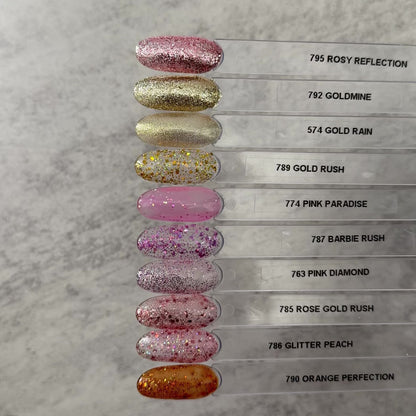 Gel Polish • 795 Rosy Reflection (semi-transparent) • 21FREE • The Gel Collection™