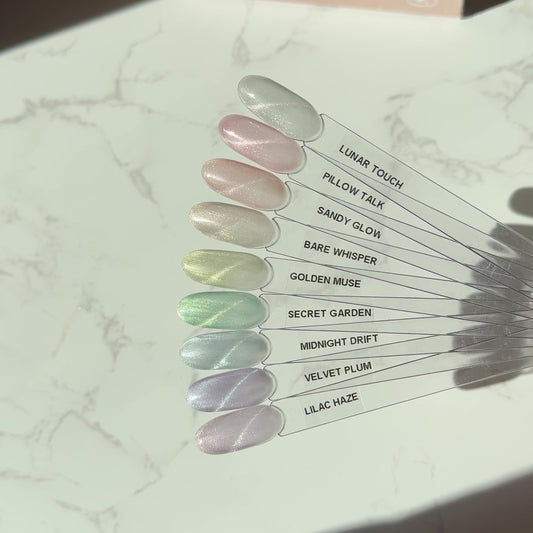 Cat Eye Gel Polish • Pakketilbud med 9 farver • 21FREE • The Gel Collection™