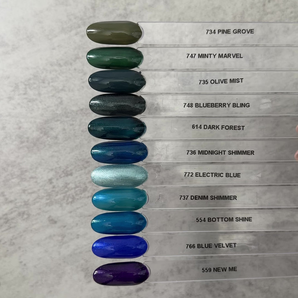 Gel Polish • 748 Blueberry Bling (semi-transparent) • 21FREE • The Gel Collection™