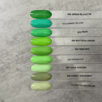 Gel Polish • 698 Green Blossom • 21FREE • The Gel Collection™