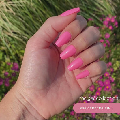 Gel Polish • 636 Gerbera Pink • 21FREE • The Gel Collection™