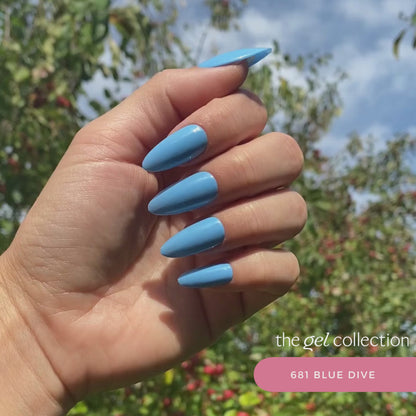 Gel Polish • 681 Blue Dive • 21FREE • The Gel Collection™