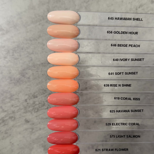 Gel Polish • 640 Ivory Sunset • 21FREE • The Gel Collection™