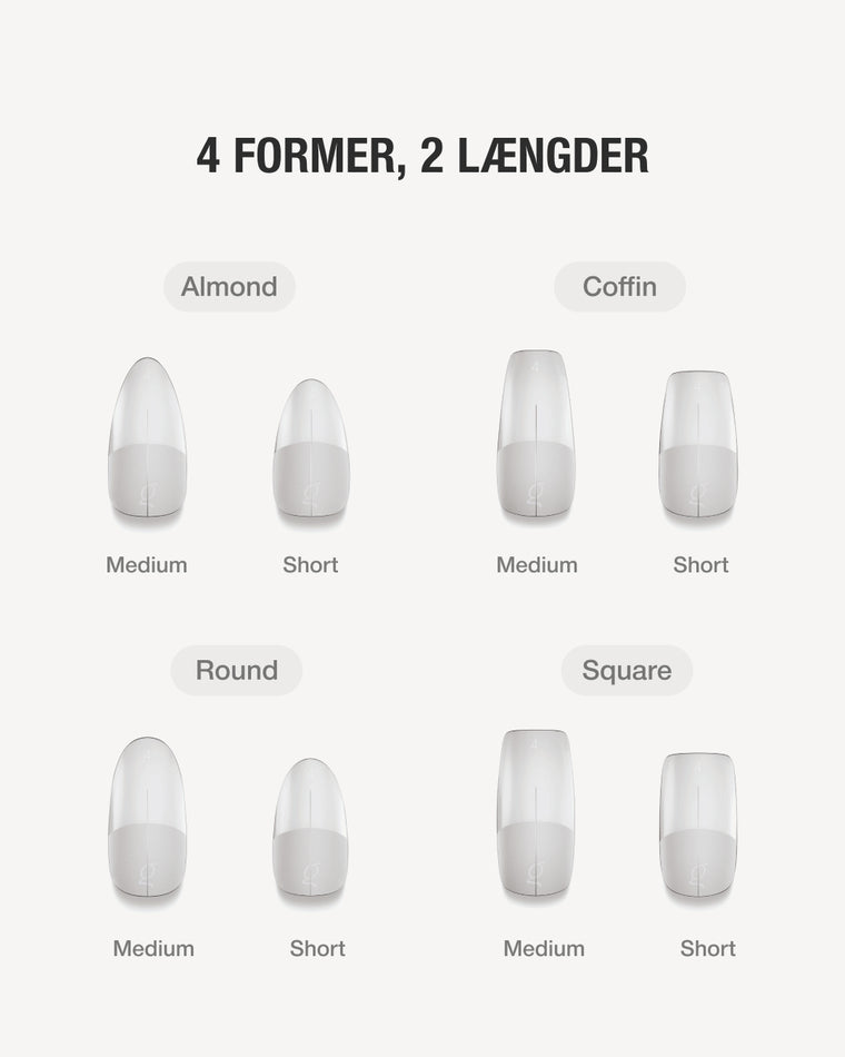 Gel Tips 21FREE+ Startpakke • The Gel Collection