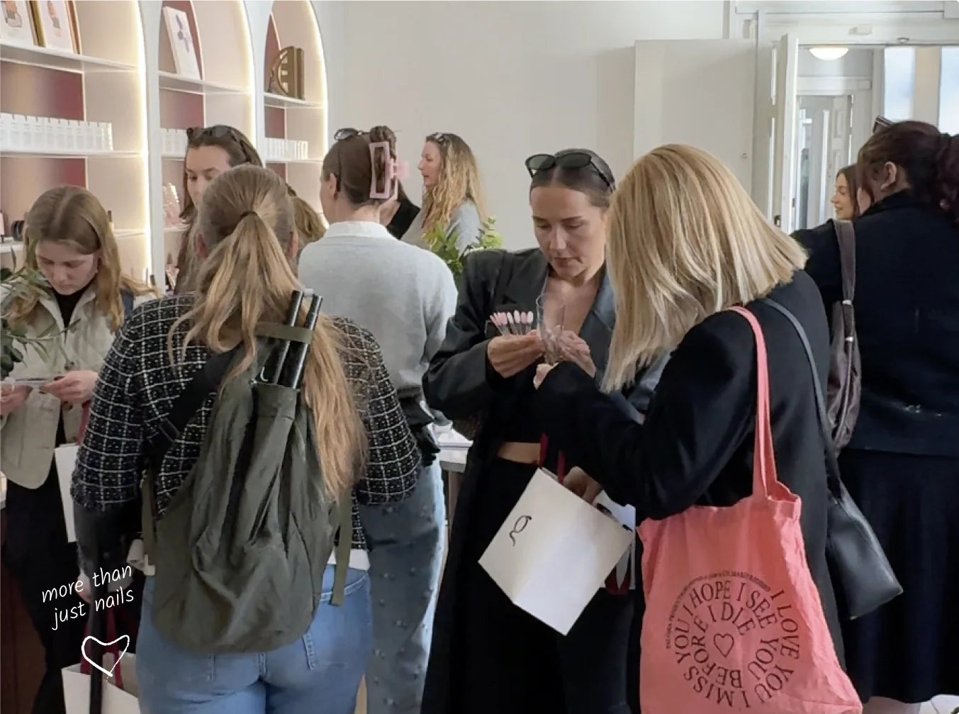 Kunder til event hos Neglefeber